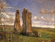 Albert Gottschalk Ruins in Campagna Sweden oil painting artist